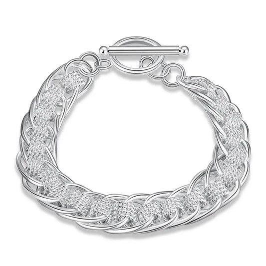 Christmas Gift New Arrival 925 Sterling Silver Bracelet For Women Jewellery Supplier Low Price