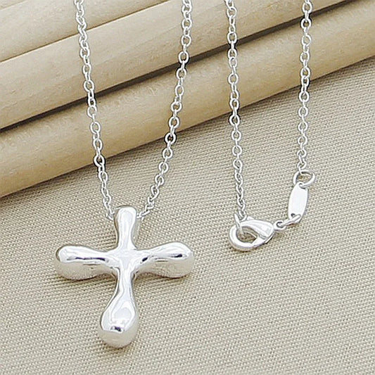 Aravant 925 Silver Cross Pendant Necklaces For Women Men Fashion  Jewelry