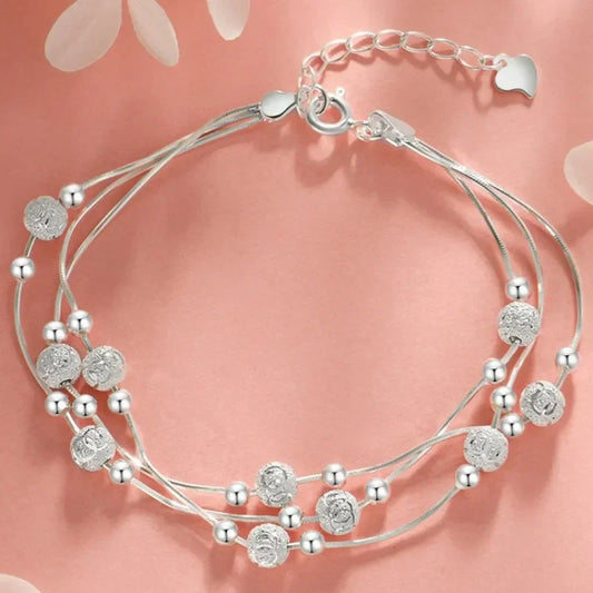 925 Sterling Silver Bracelet Woman Vintage Luxury Original Jewelry Accessories Fashion Designer Party Wedding Jewelry Gifts 2024