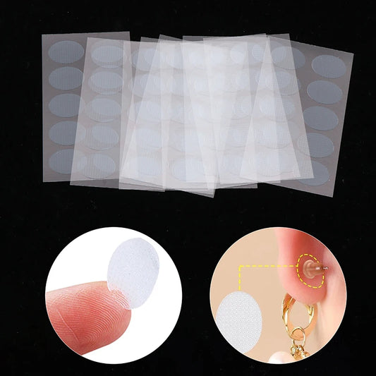 100/200Pcs Clear Invisible Earlobes Protective Stickers For Stretched Ear Lobes And Relieve Strain From Heavy Earrings